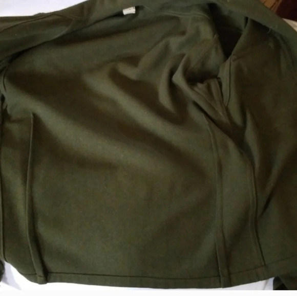 Vintage Army Green wool jacket.S-M - Picture 7 of 9